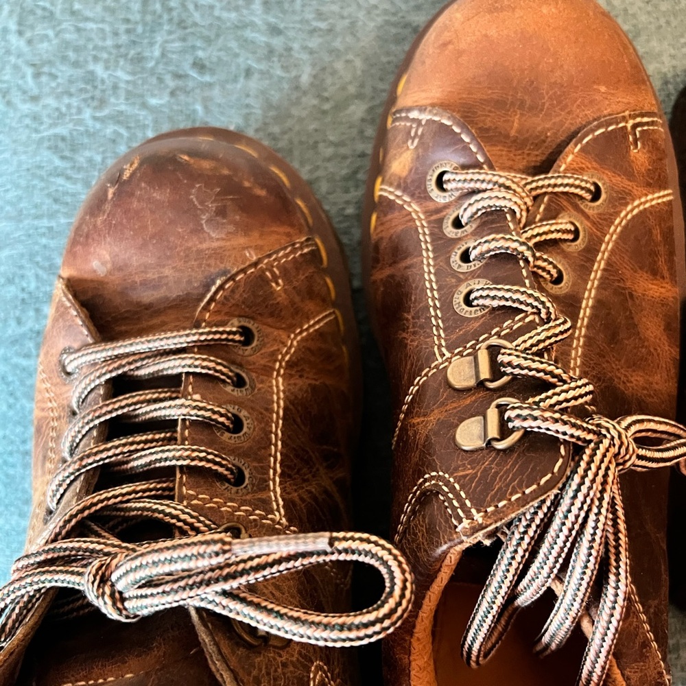 Dr. Martens Brown Leather Lace-Up Ankle Boots